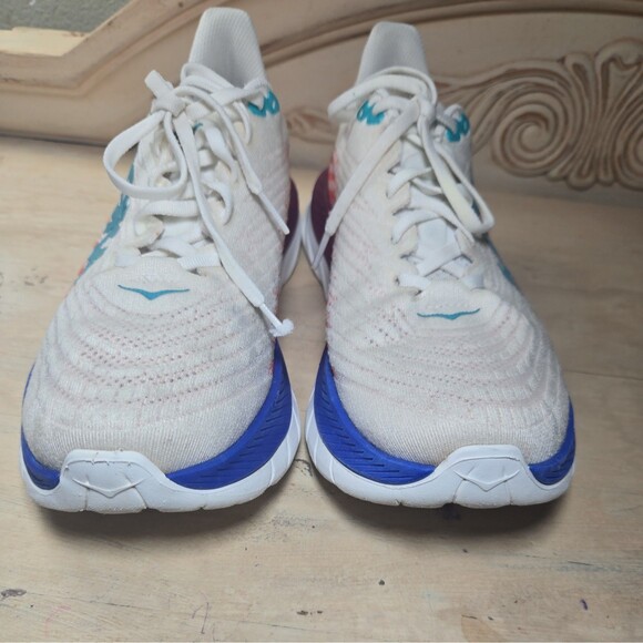 Hoka One One Men’s Mach 5 Running Shoes white flame Size 9D Walking Comfort - Picture 6 of 10